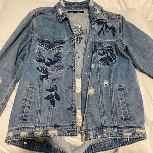 Distressed Jean Jacket